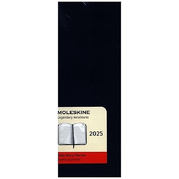 Moleskine 12 Monate Tageskalender 2025, Large/A5