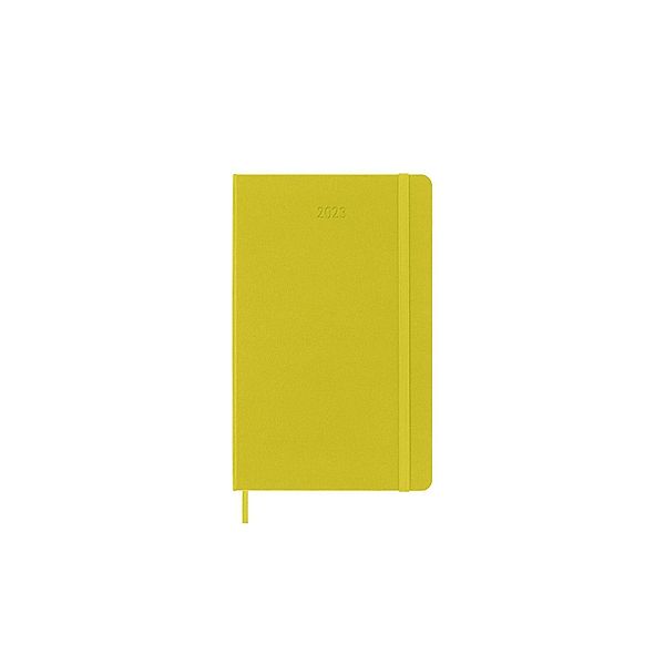 Moleskine 12 Monate Wochen Notizkalender - Color 2023, Large/A5, Strohgelb