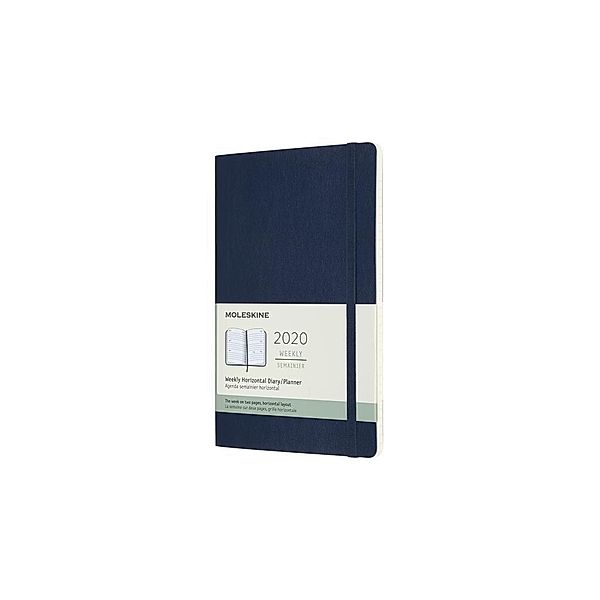 Moleskine 12 Monate Wochenkalender 2020 Large/A5, Saphir