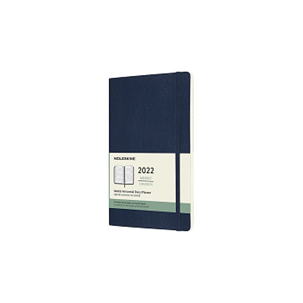 Moleskine 12 Monate Wochenkalender 2022 Large/A5, Saphir