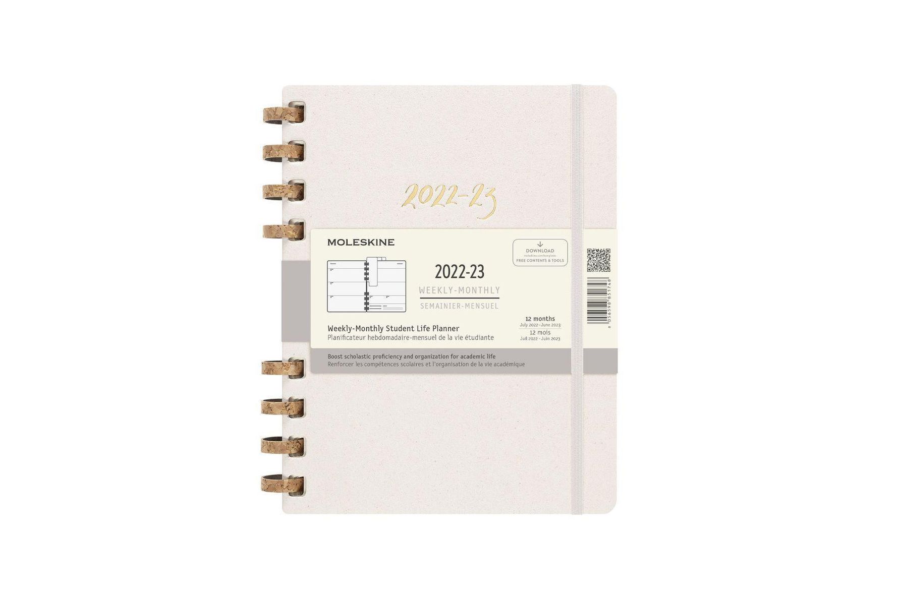 Agenda Moleskine 12 mois - 2024 - Hebdomadaire - Smart Paper