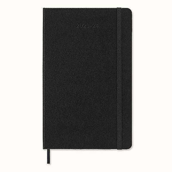 Moleskine 18 Monate Tageskalender 2023/2024, Large/A5, Schwarz