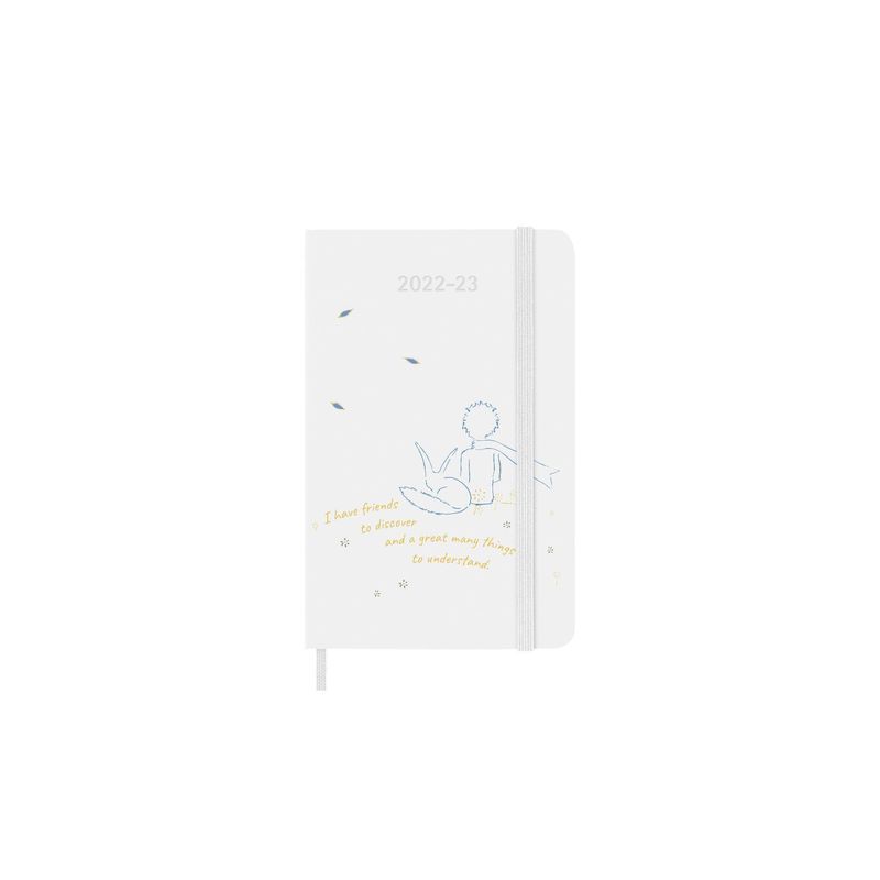 Moleskine 18 Monate Wochen Notizkalender - Der kleine Prinz 2022/2023, Pocket/A6, Fuchs