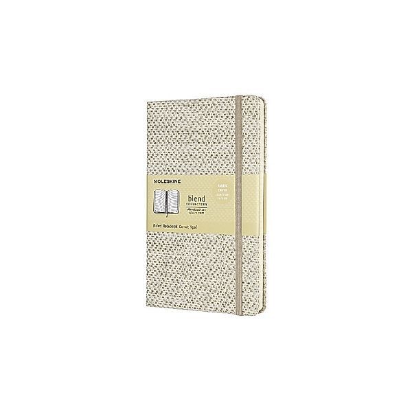 Moleskine Blend Kollektion, Large, A5, Liniert, Fester Stoffeinband, Beige, Moleskine