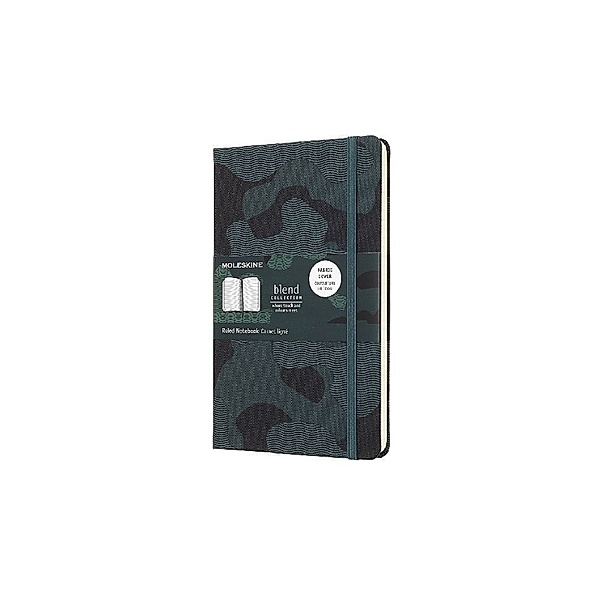 Moleskine Camouflage Green Limited Collection Notebook Large Ruled, Moleskine