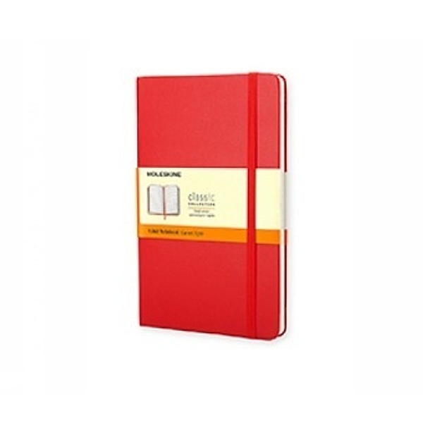 Moleskine classic, Large Size, Ruled Notebook, red