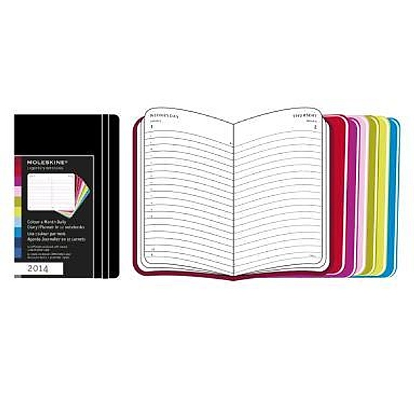 Moleskine Colour a Month Daily Planner 2014