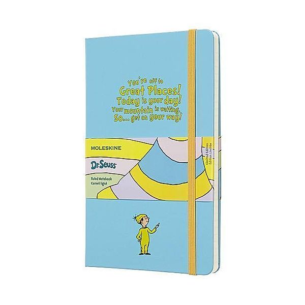 Moleskine Dr Seuss Blue Limited Edition Notebook Large Ruled, Moleskine