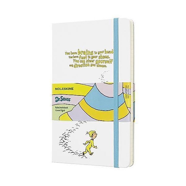Moleskine Dr Seuss White Limited Edition Notebook Large Ruled, Moleskine