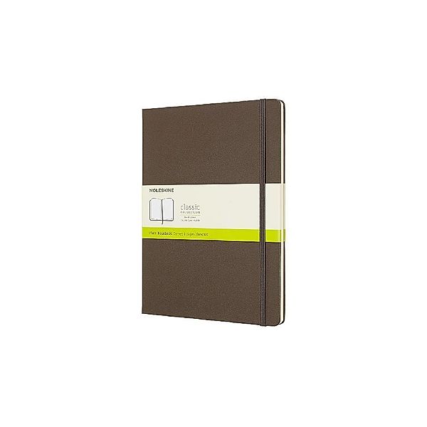 Moleskine Earth Brown Notebook Extra Large Plain Hard, Moleskine