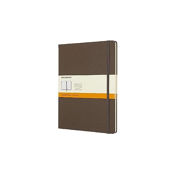 Moleskine Earth Brown Notebook Extra Large Ruled Hard, Moleskine