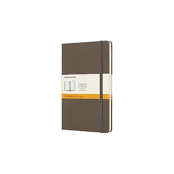 Moleskine Earth Brown Notebook Large Ruled Hard, Moleskine