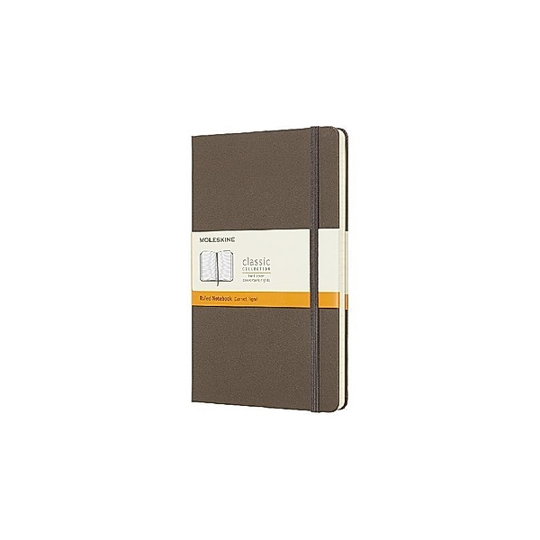 Moleskine Earth Brown Notebook Large Ruled Hard, Moleskine
