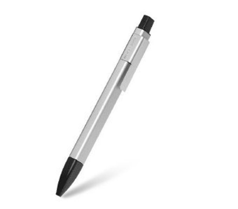 Moleskine Kugelschreiber PRO mit Druckmechanismus Schwarz, 1.0 mm,  Silbergrau | Weltbild.de