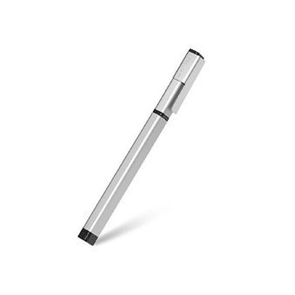 Moleskine Kugelschreiber PRO (mit Kappe) Schwarz, 1.0 mm, Silbergrau