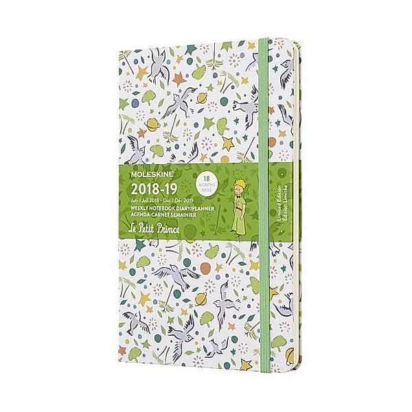 Moleskine Le Petit Prince Limited Edition Notebook White Large Weekly 18-month Diary 2018/2019, Moleskine