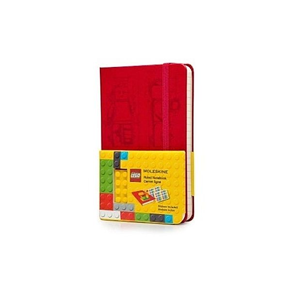 MOLESKINE LEGO NOTIZBUCH 2014 LINIERT Rot