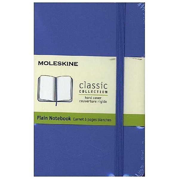 Moleskine / Moleskine Classic, Notizbuch Pocket/A6 Blanko, Hortensien Blau