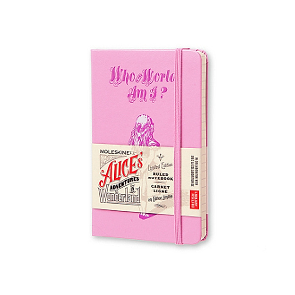 Moleskine Notizbuch Alice P/A6, Liniert, Hard Cover, Magenta