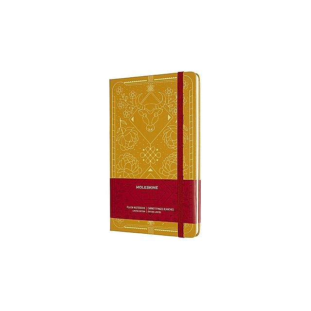 Moleskine Notizbuch - Das Jahr des Ochsen, Large A5, Blanko, Gold Buch  versandkostenfrei bei Weltbild.de bestellen