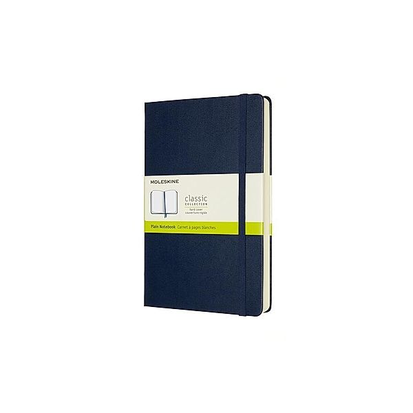 Moleskine Notizbuch Erweitert Large/A5 Blanko, Hardcover, Saphir