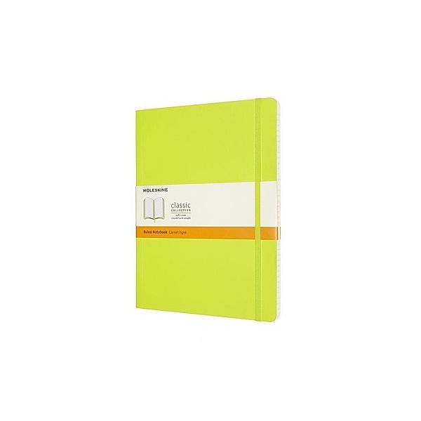 Moleskine Notizbuch Extra Large Liniert, Softcover, Limetten Grün