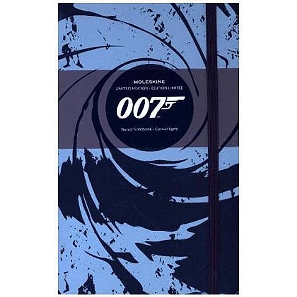 Moleskine Notizbuch - James Bond Large, A5, Liniert, Hard Cover, Blau