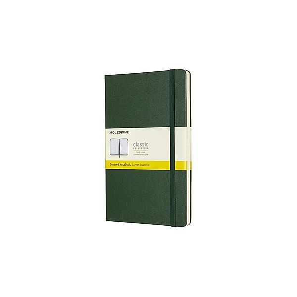 Moleskine Notizbuch, Large, A5, Kariert, Hard Cover, Myrtengrün, Moleskine