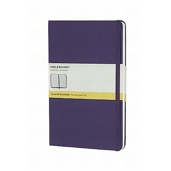 Moleskine Notizbuch, Large, A5, kariert, violett, Moleskine