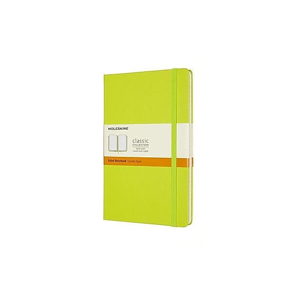 Moleskine Notizbuch Large/A5 Liniert, Limetten Grün