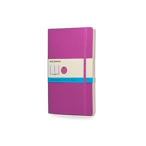 Moleskine Notizbuch, Large, A5, punktraster, soft cover, pink