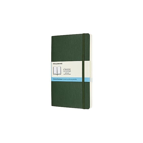 Moleskine Notizbuch, Large, A5, Punktraster, Soft Cover, Myrtengrün, Moleskine