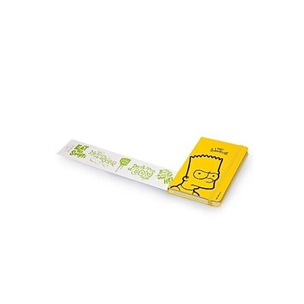 Moleskine Notizbuch, Limited Edition The Simpsons, Pocket, A6 liniert, gelb