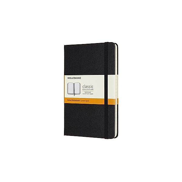 Moleskine Notizbuch, Medium, Liniert, Hard Cover, Schwarz, Moleskine