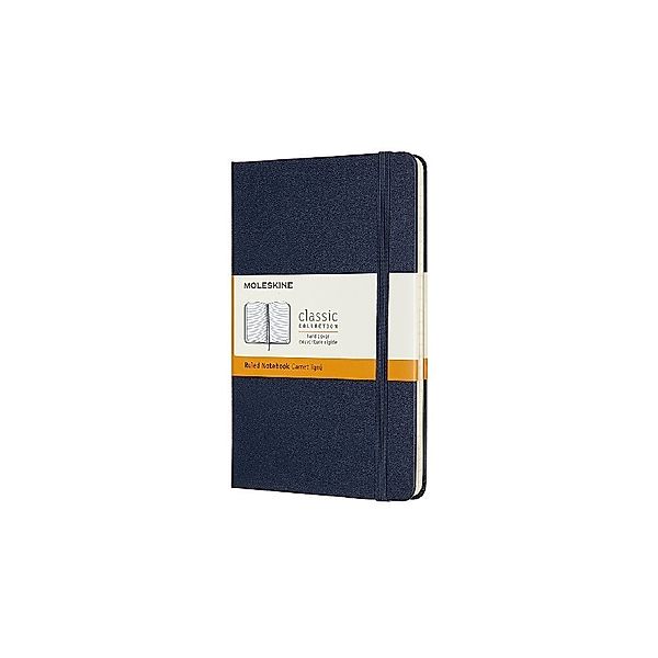 Moleskine Notizbuch, Medium, Liniert, Hard Cover, Saphir, Moleskine