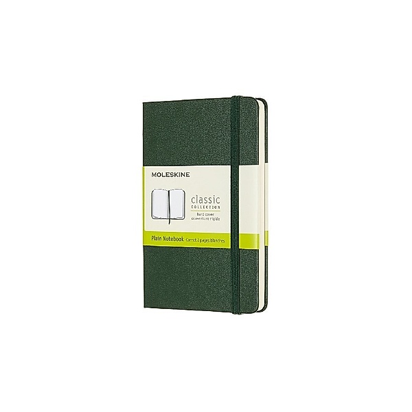 Moleskine Notizbuch, Pocket, A6, Blanko, Hard Cover, Myrtengrün, Moleskine