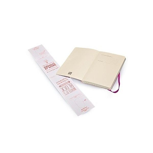 Moleskine Notizbuch, Pocket, A6, blanko, soft cover, pink