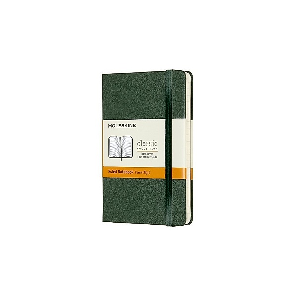 Moleskine Notizbuch, Pocket, A6, Liniert, Hard Cover, Myrtengrün, Moleskine