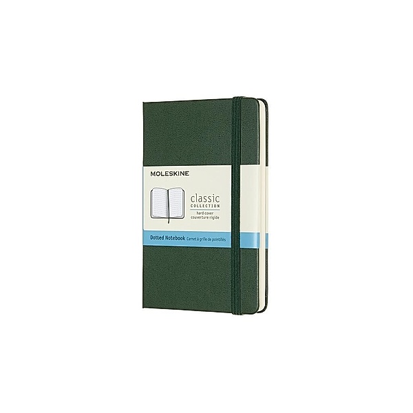 Moleskine Notizbuch, Pocket, A6, Punktraster, Hard Cover, Myrtengrün, Moleskine