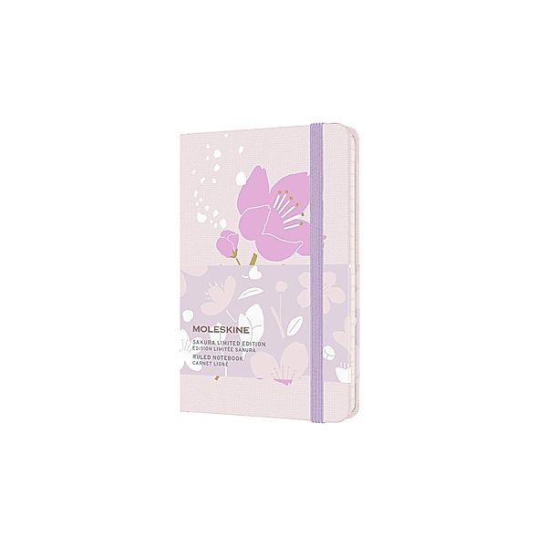 Moleskine Notizbuch - Sakura 2021, Pocket/A6, Liniert, Rosa, Moleskine