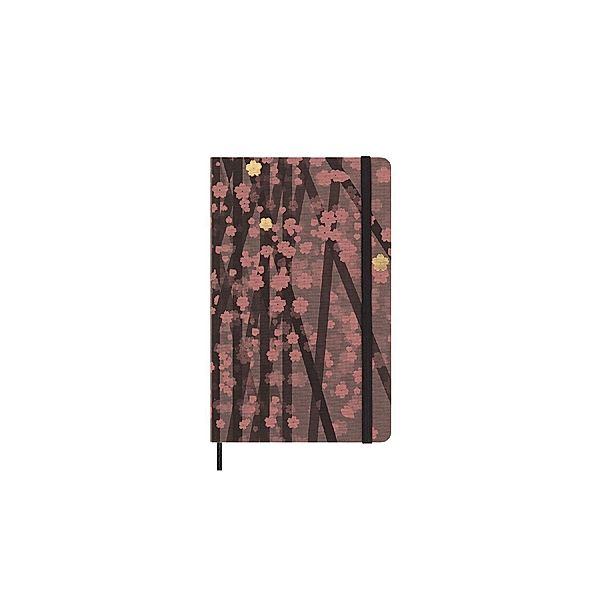 Moleskine Notizbuch - Sakura 2023, Large/A5, Fester Stoffeinband, Liniert