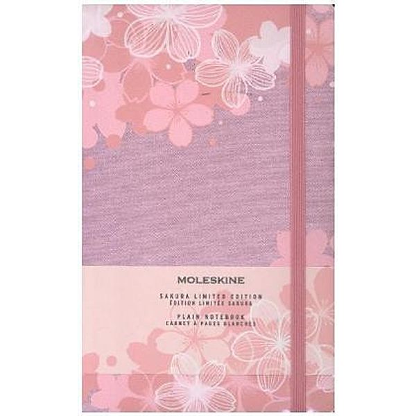 Moleskine Notizbuch Sakura Large/A5 Blanko, Rosa