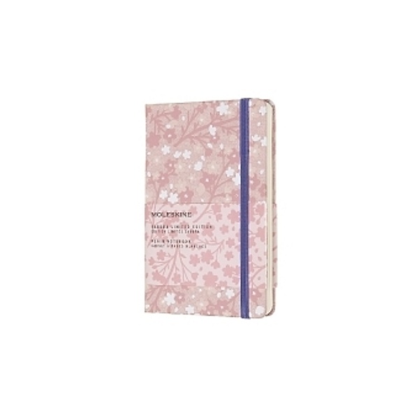 Moleskine Notizbuch - Sakura, Pocket, A6 Blanko, Hard Cover, Seidenrosa