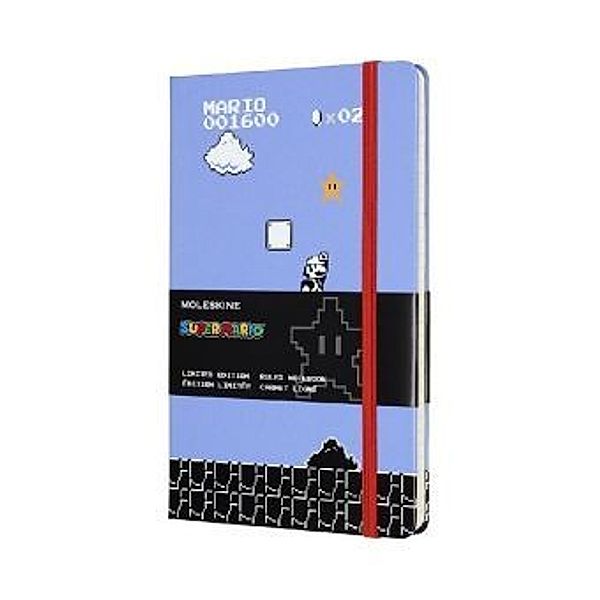 Moleskine Notizbuch - Super Mario Large/A5, Liniert, Hard Cover, Mario Im Spiel