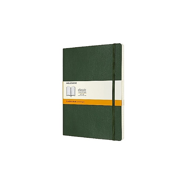 Moleskine Notizbuch, Xlarge, Liniert, Soft Cover, Myrtengrün, Moleskine