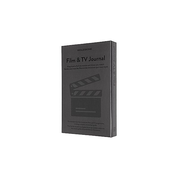 Moleskine Passion Journal - Film & TV, Large/A5, Dunkelgrau