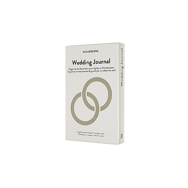 Moleskine Passion Journal Large/A5, Hochzeit, Hard Cover, Weiss