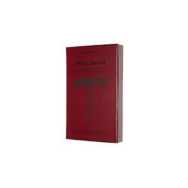 Moleskine Passion Journal Large/A5, Wein, Hard Cover, Dunkelrot