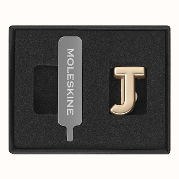 Moleskine Pin J Gold