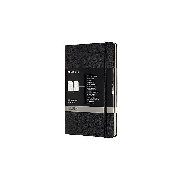 Moleskine Professionelles Notizbuch Large/A5, Hard Cover, Schwarz